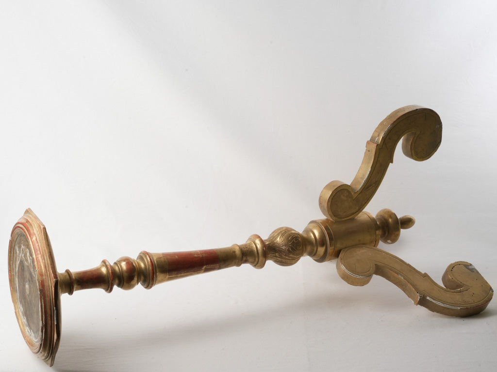 Aged elegant pedestal