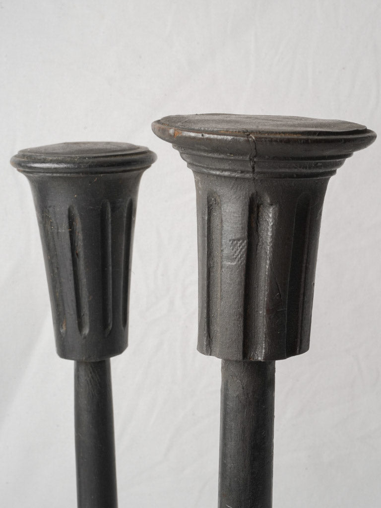 Set of 5 Decorative French Hat Stands Created from Salvaged Elements - 27½"