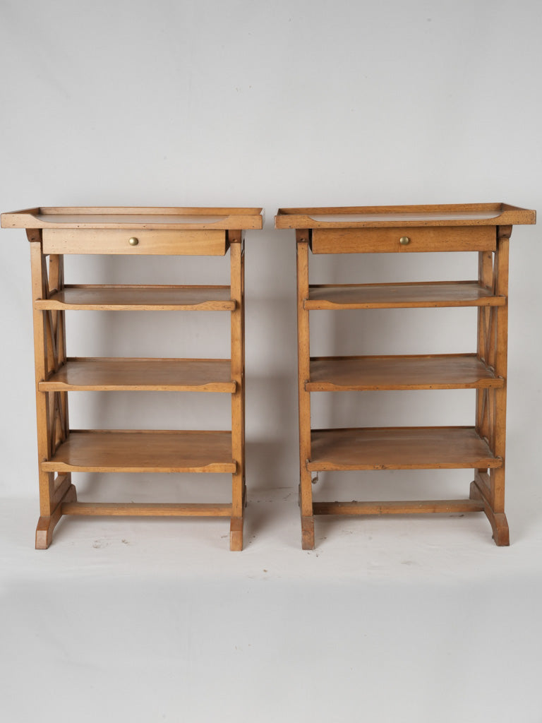 Chic and elegant vintage side tables