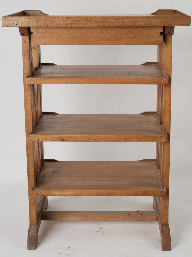 Functional, vintage lemon wood nightstands