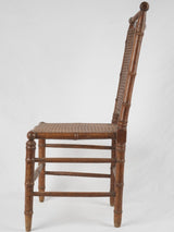 Stylized antique French wood chair