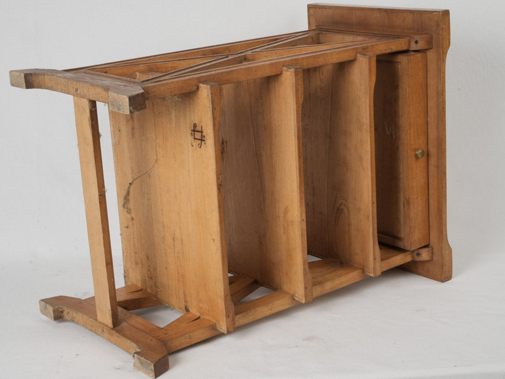 Timeless vintage wood bedside tables