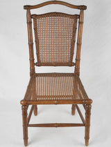 Lovely historic rattan seat chair