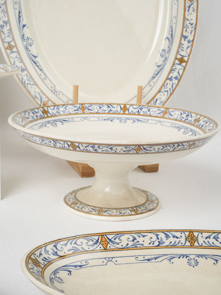Late 19th-Century Creil et Montereau Ironstone 