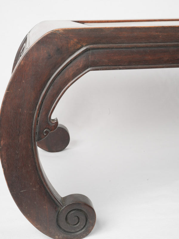 Circa 1900, Qing dynasty kang rectangular coffee table 13"
