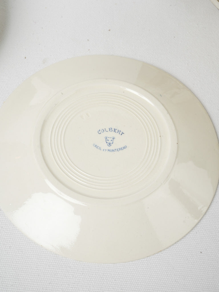 Late 19th-Century Creil et Montereau Ironstone 