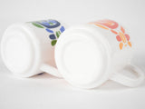 Collection of 6 Mobil mugs - 1970s