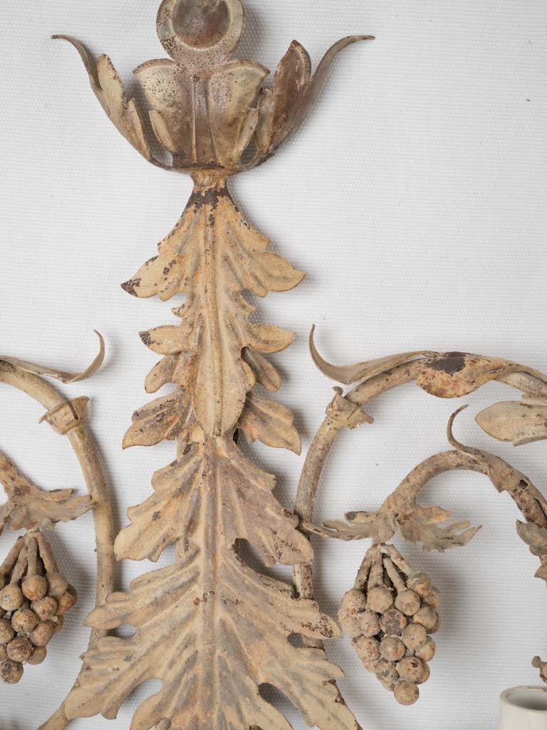 Antique style vineyard wall sconces