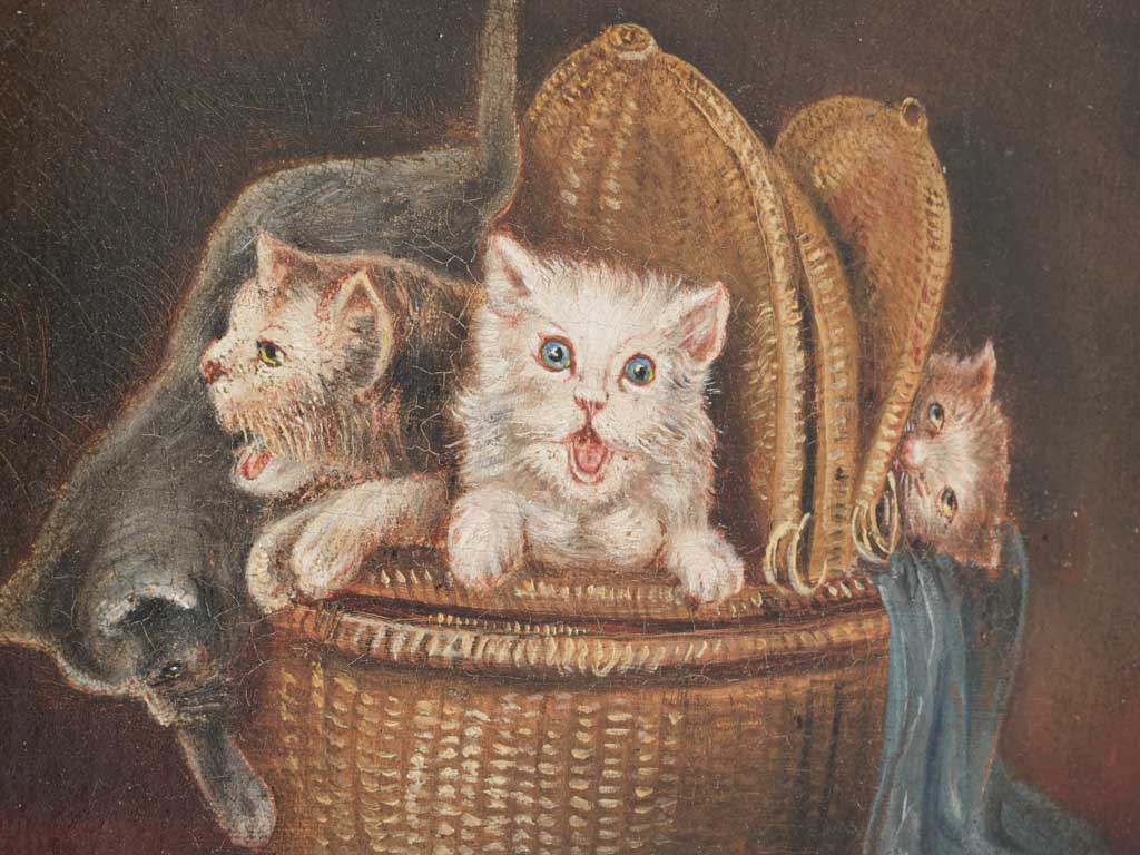 Lively kitten decorative painting