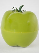 Vintage green tomato ice bucket 7"