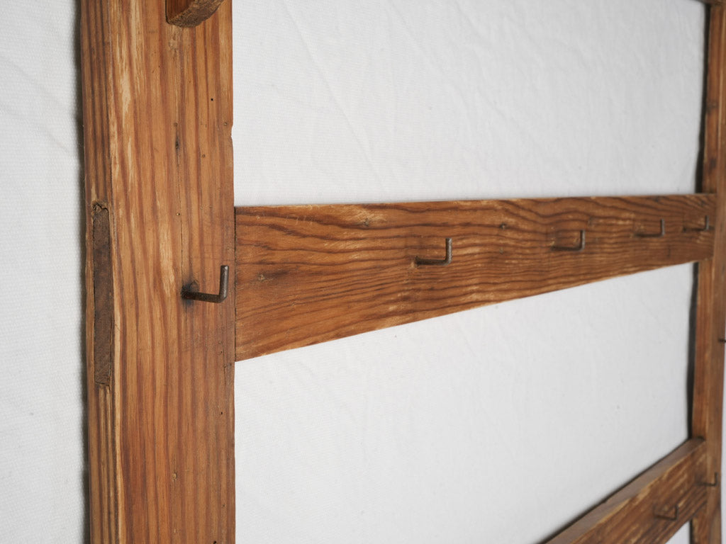 Warm patina utensil hanger