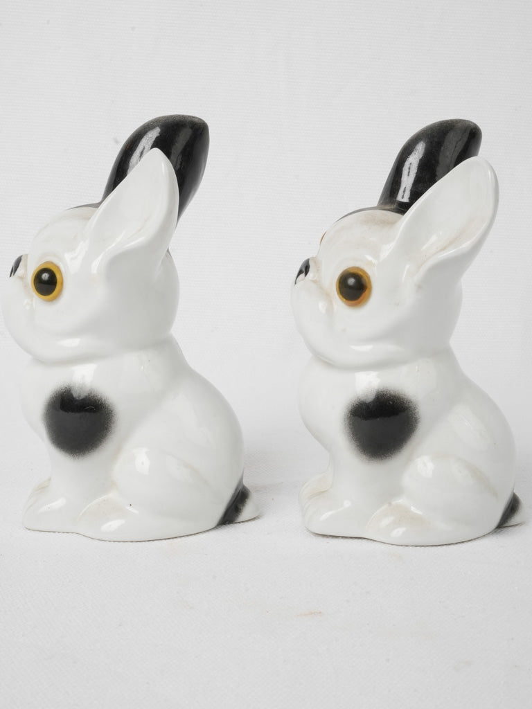 Lifelike glass-eyed bulldog replicas
