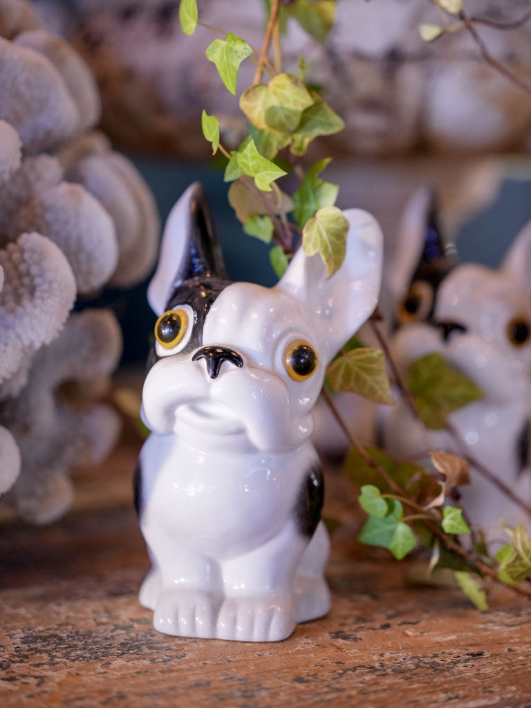 Charming decorative bulldog pair