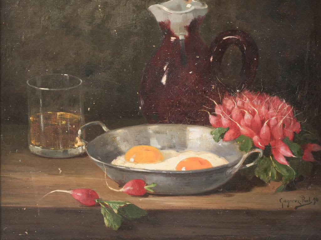 Vintage French painting decor  