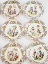 Unique glazed heritage nations plates