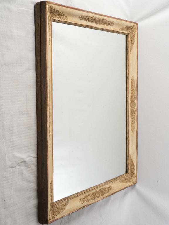 Vintage gesso-framed Charles X mirror  