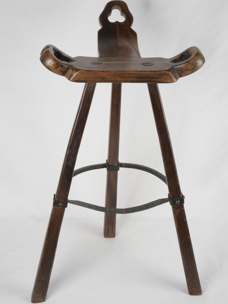 Spanish origin mid-century bar stools