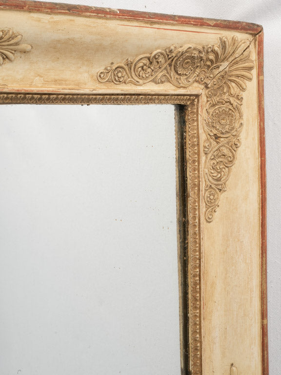 Historical French square-shaped mirror  