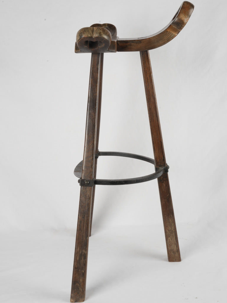 Scandinavian exotic wood stools