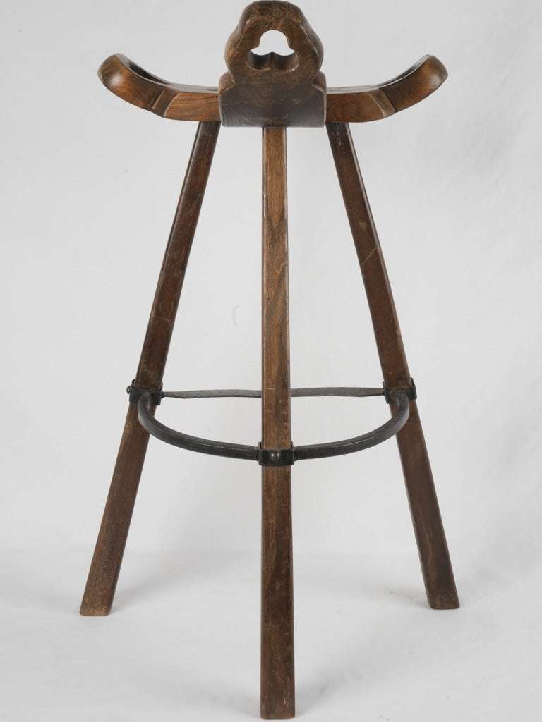 1950s three-leaf clover design stools