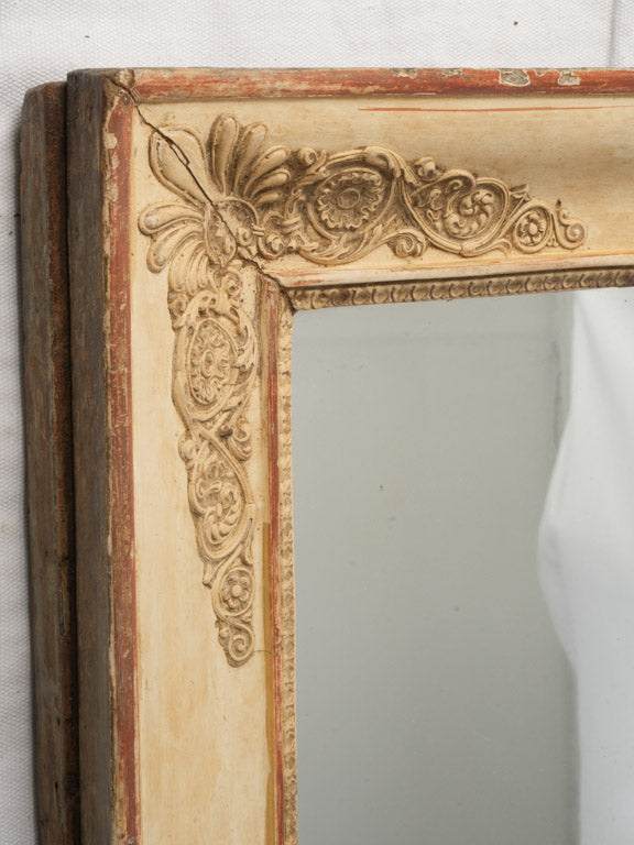 Authentic aged glass French mirror  