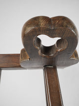 Scandinavian three-leaf clover design stools
