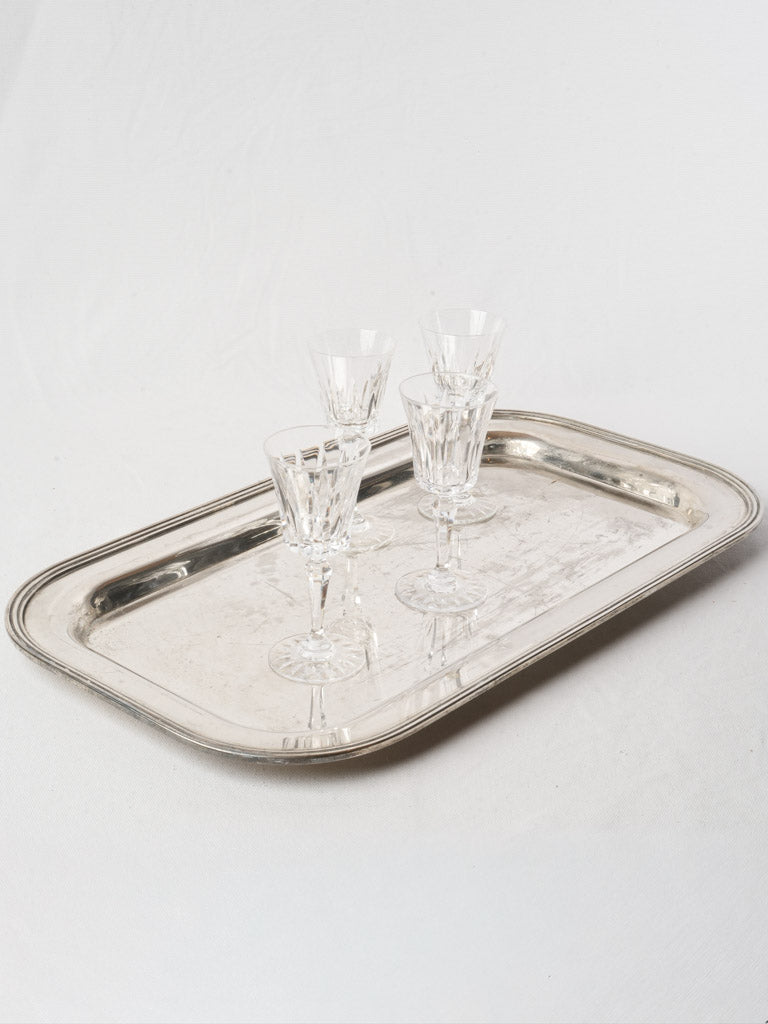 Mid-Century Silver-Plated Serving Tray - 23¼"