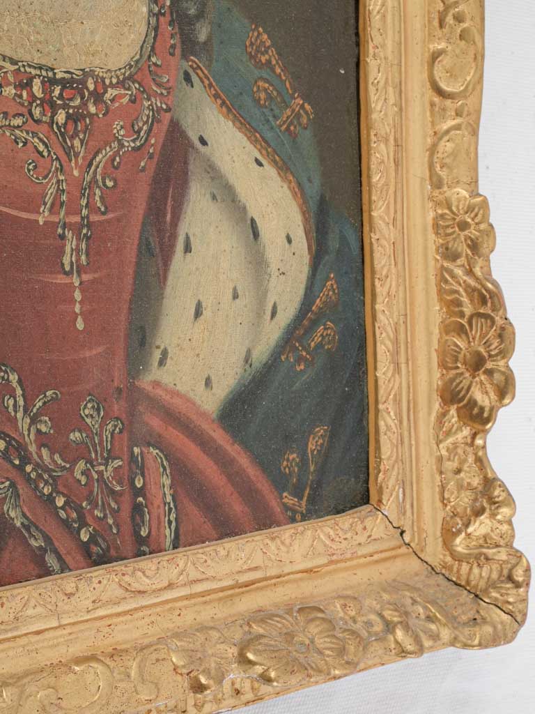 Influential sovereign's dignified portrait  