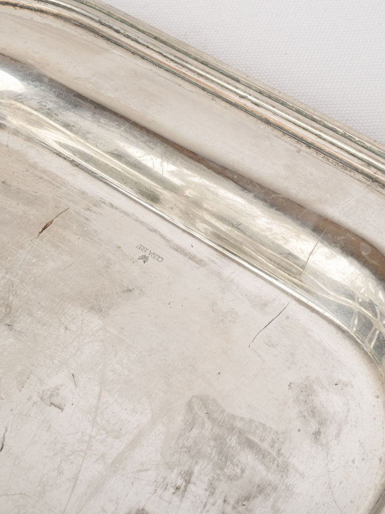 Mid-Century Silver-Plated Serving Tray - 23¼"