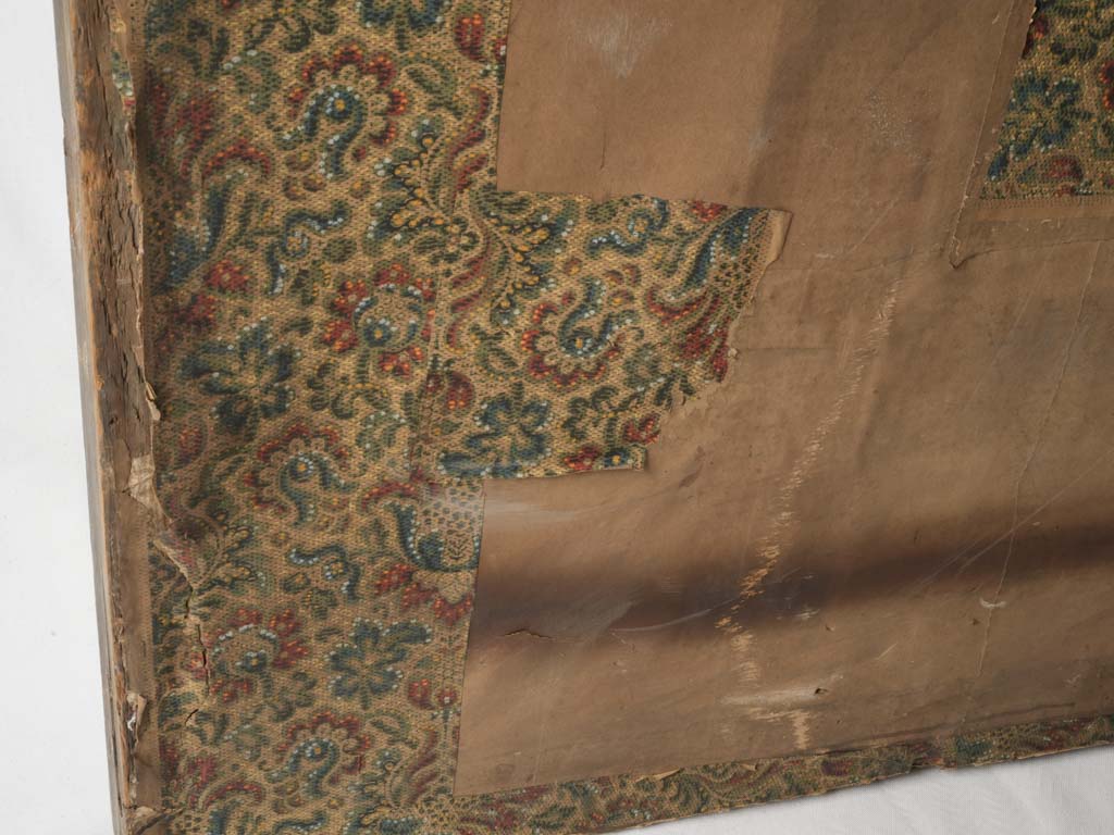 Unique patina vintage French mirror  