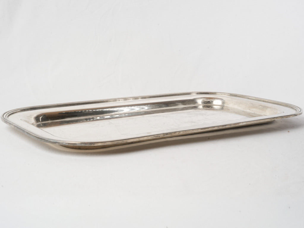Mid-Century Silver-Plated Serving Tray - 23¼"