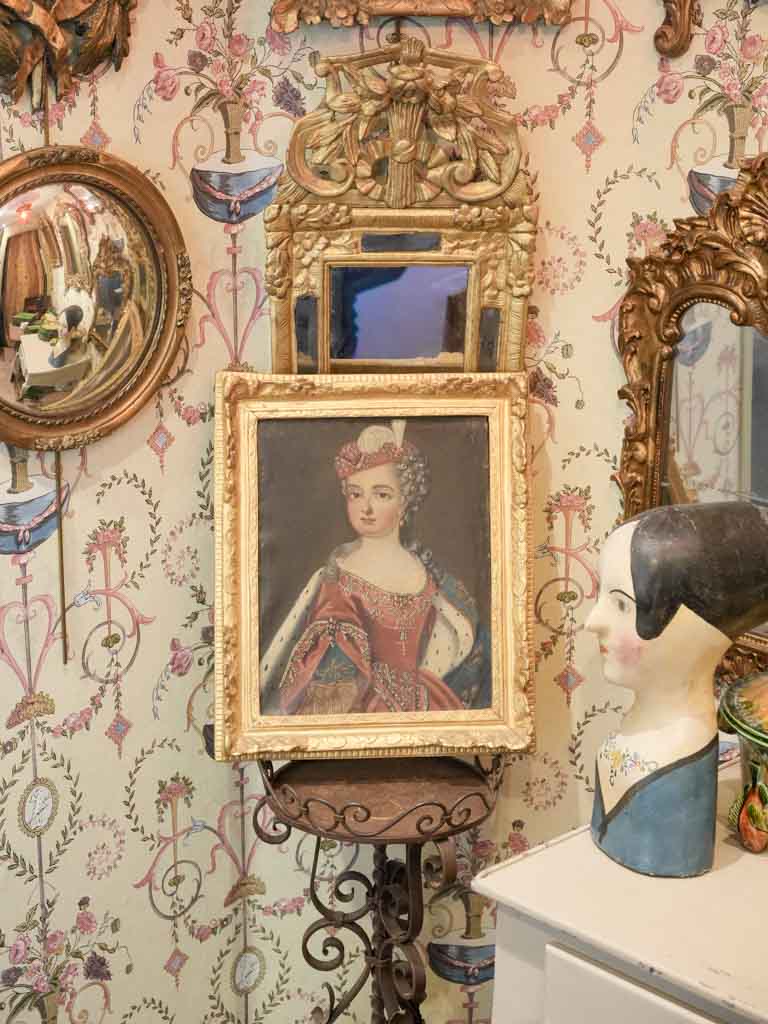 Vintage impeccable condition canvas portrait  