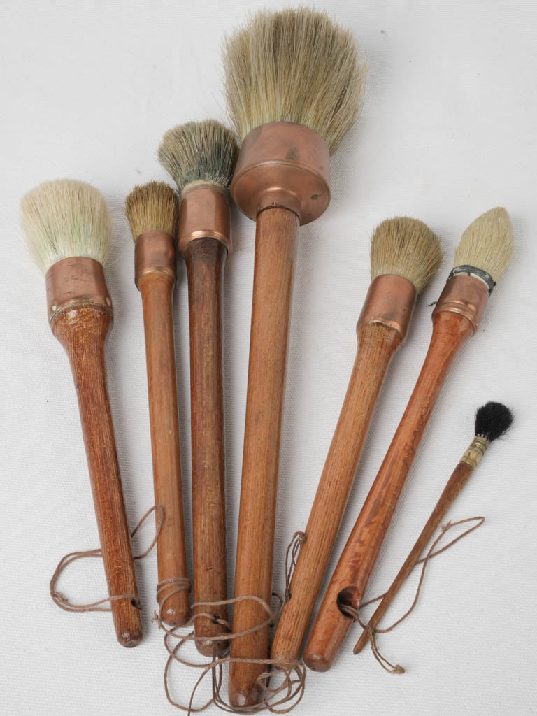 Gleaming copper ferrules vintage set