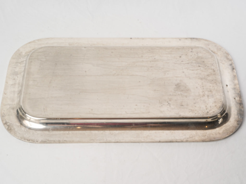 Mid-Century Silver-Plated Serving Tray - 23¼"