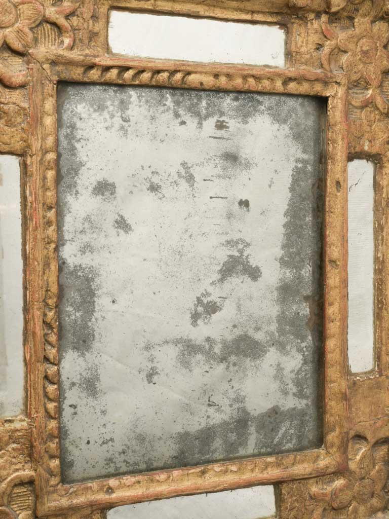 Timeworn Baroque Rococo style mirror  