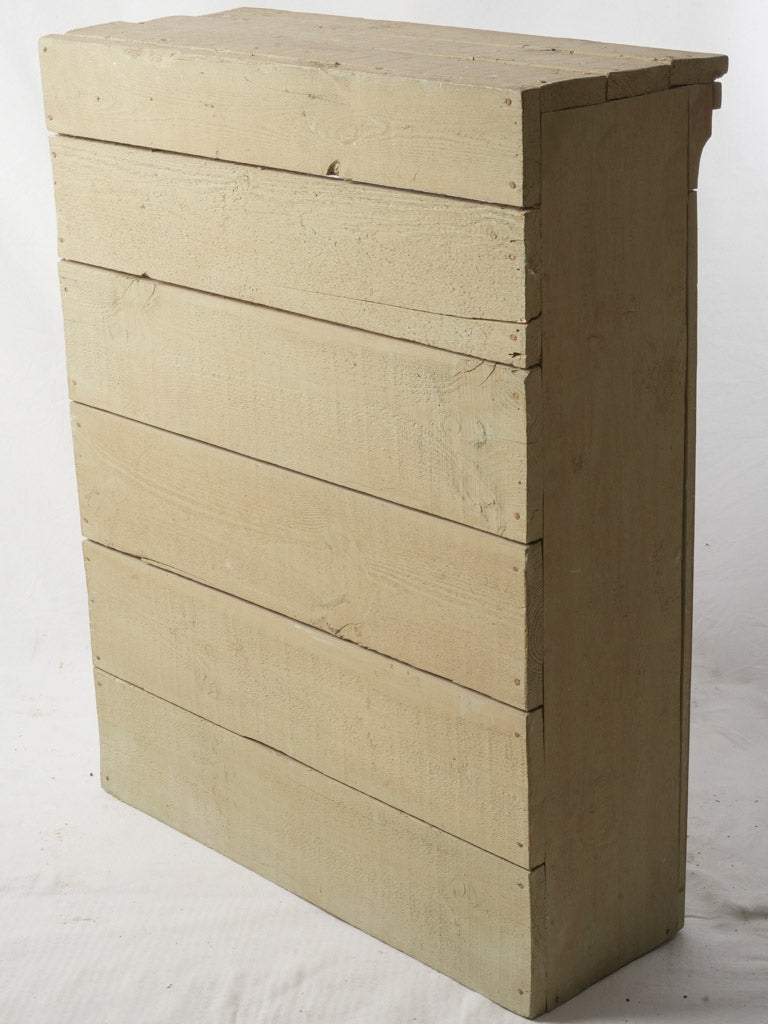 Early 20th Century Wooden Shelf In French Gray - 41"
