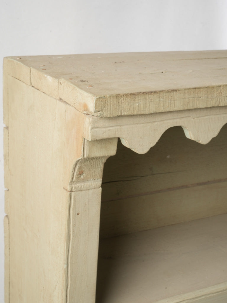 Early 20th Century Wooden Shelf In French Gray - 41"