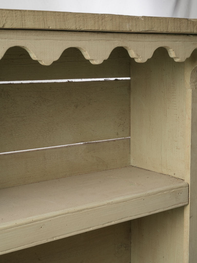 Early 20th Century Wooden Shelf In French Gray - 41"
