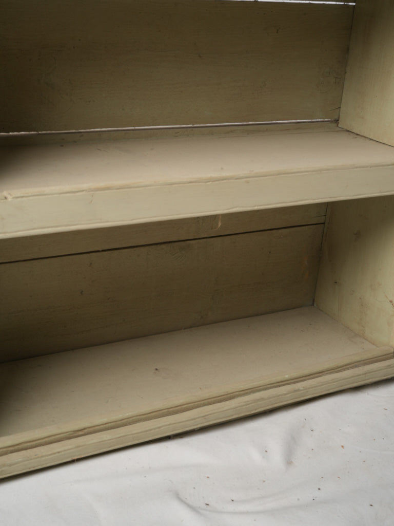 Early 20th Century Wooden Shelf In French Gray - 41"