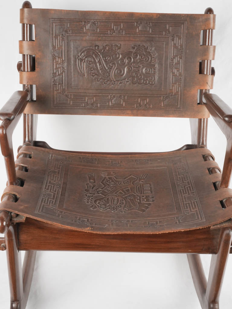 Cultural blend rocking chair design