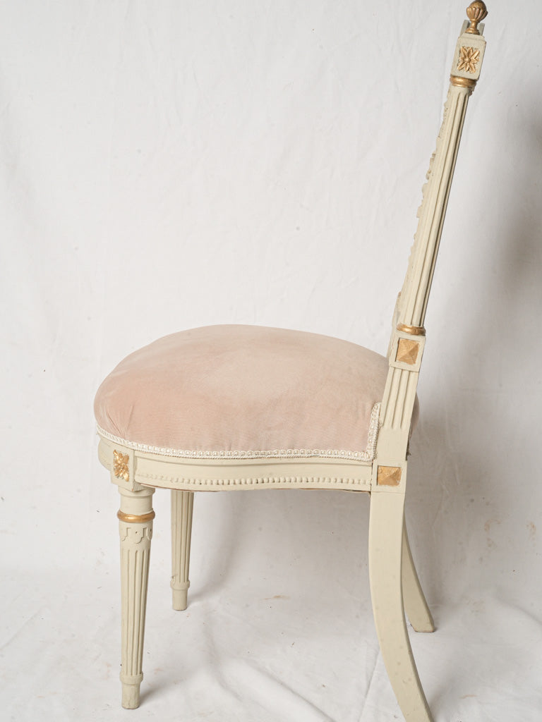 Marie Antoinette monogrammed chairs
