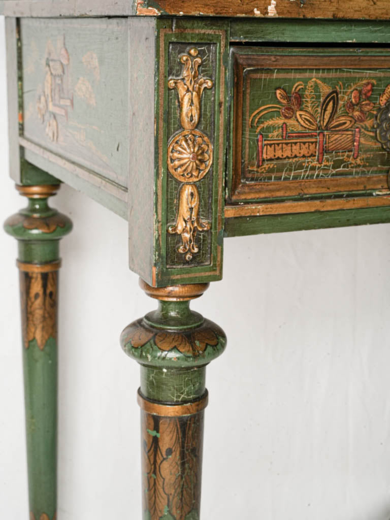 Slender proportions writing cabinet  