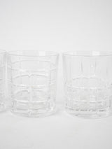 Vintage crystal whisky decanter w/ 6 tumblers