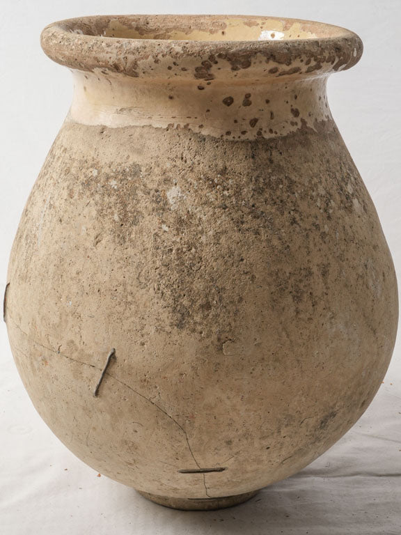 Antique French ceramic container  