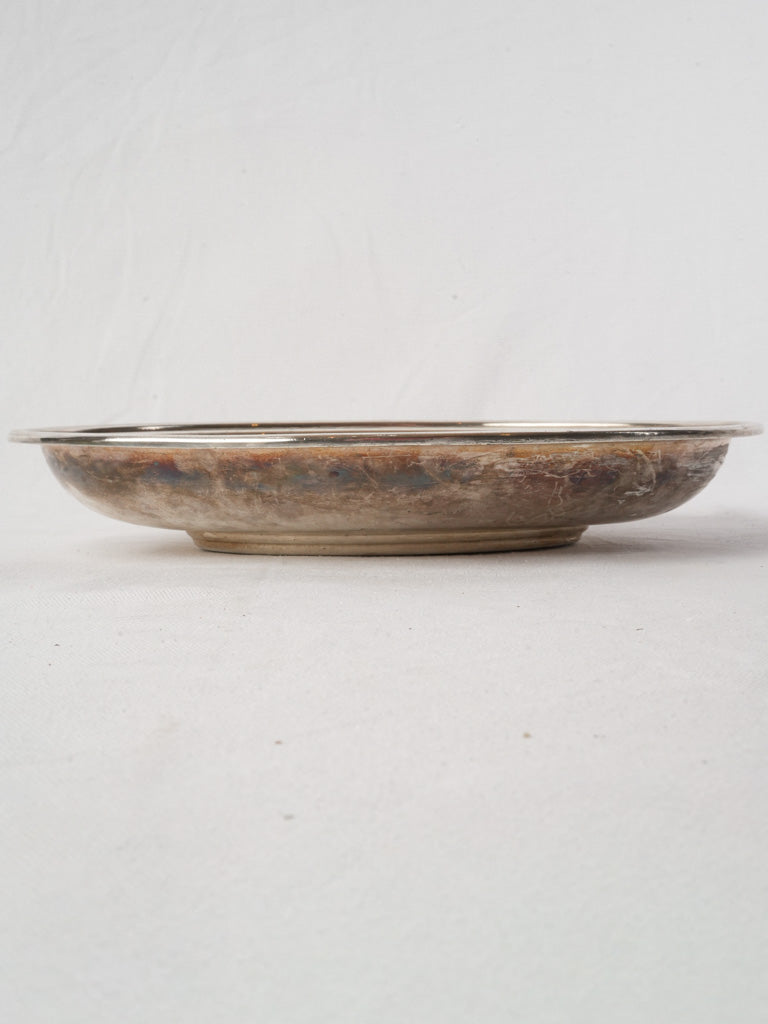 Early to Mid-20th Century Oval Silver-Plated Serving Platter - 13½"