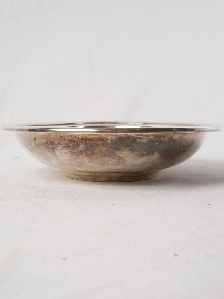 Early to Mid-20th Century Oval Silver-Plated Serving Platter - 13½"