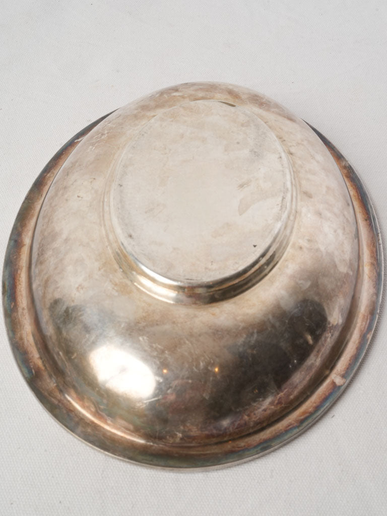 Early to Mid-20th Century Oval Silver-Plated Serving Platter - 13½"