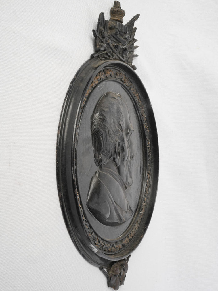 Vintage Empire Revival medallion plaque  