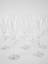 10 Baccarat champagne flutes 8¾"