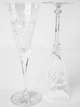 10 Baccarat champagne flutes 8¾"
